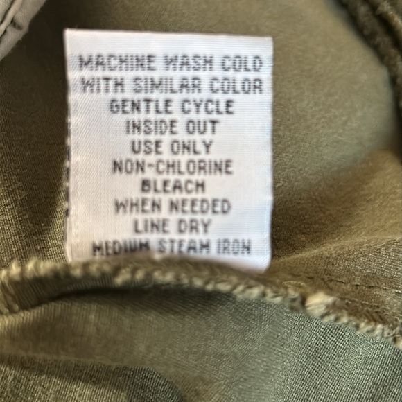 Studio West Jacket Olive Green Victorian Military Women’s Size Small Canvas - Picture 6 of 6